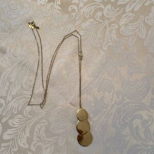 Loft Gold Pendant Necklace